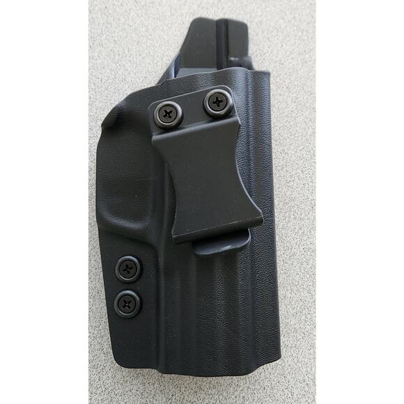 Black Kydex Holster Fits .40 Caliber Smith & Wesson NWOT Right Handed IWB - Picture 2 of 2